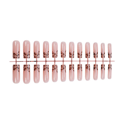 Stylish Leopard Print Press-On Nail Set Acalora