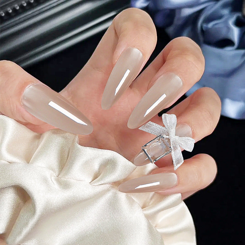 Elegant artificial nail tips with a glossy finish Acalora