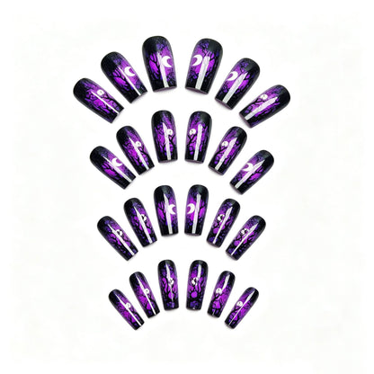 Artistic Halloween Tree Nail Art Acalora