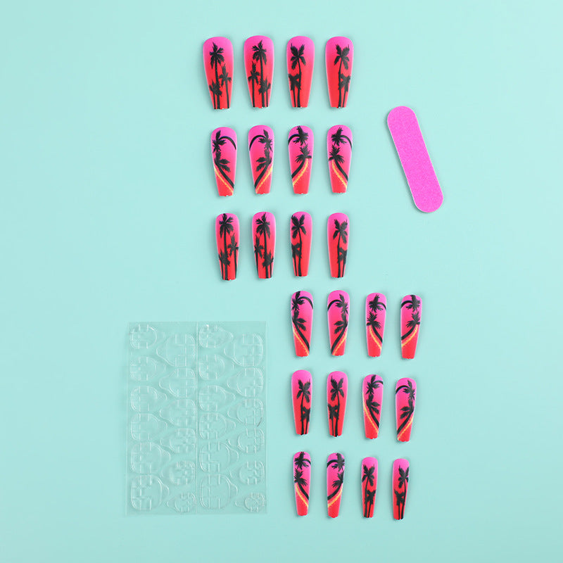 Creative artificial nails in modern palm design Acalora