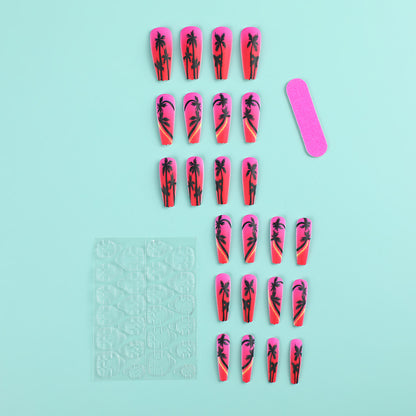 Creative artificial nails in modern palm design Acalora