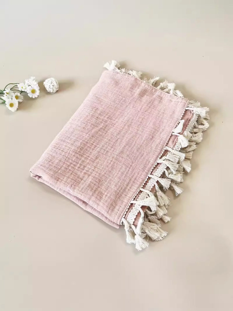 Elegant Cotton Throw Blanket