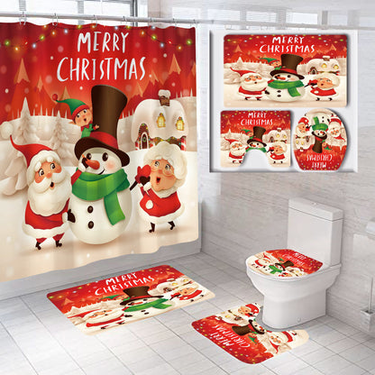 Christmas Themed Bathroom Set
