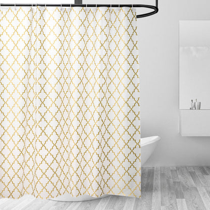 Chic Geometric Pattern Shower Curtain