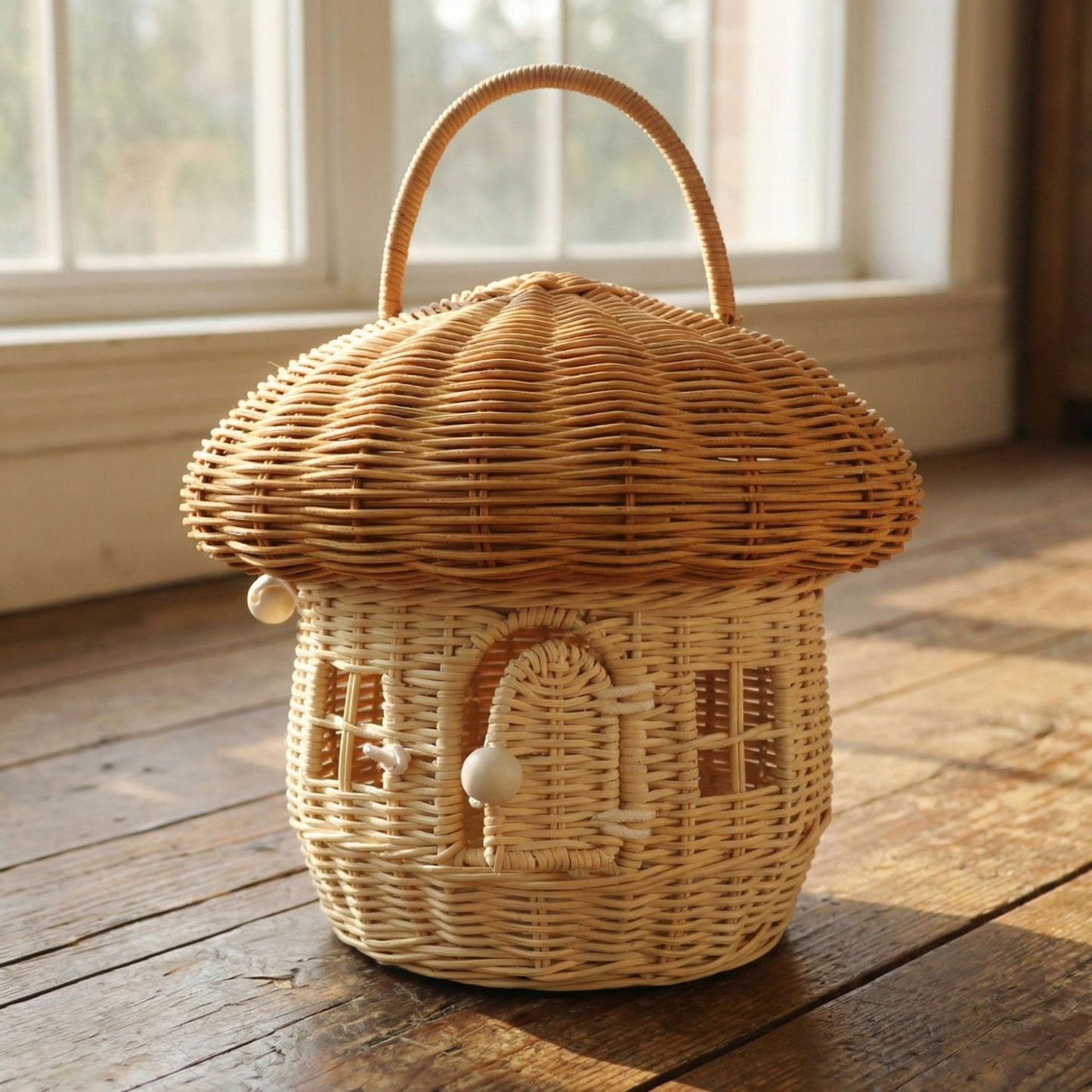House-shaped storage basket Acalora