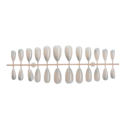 Glittering Elegant Press-On Nail Set Acalora