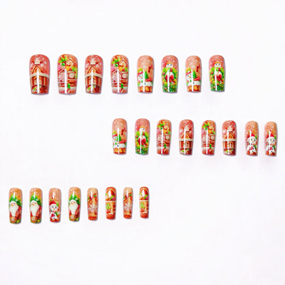 Festive 3D Holiday-Themed Nail Art Acalora