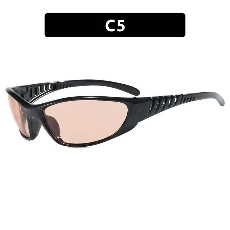 Women's Sporty Sunglasses with aerodynamic design and polarized lenses Karnz
