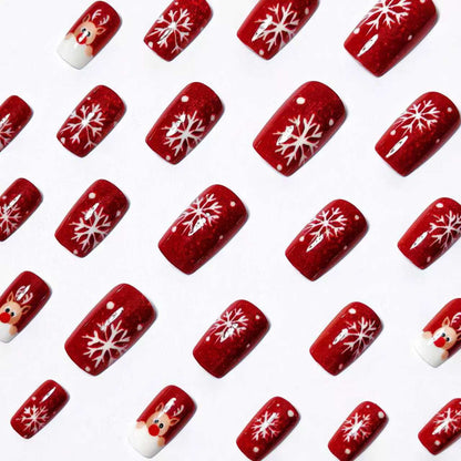 Festive 3D Reindeer Nail Art Acalora