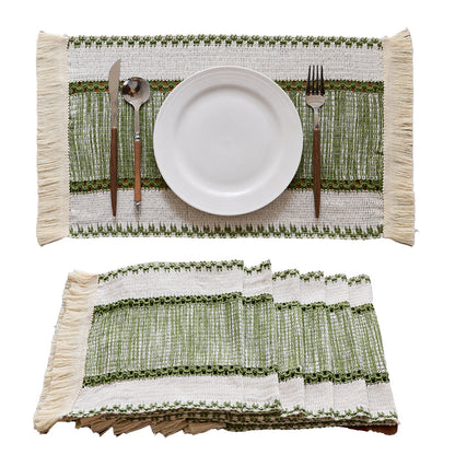 Chic Fringed Table Placemats