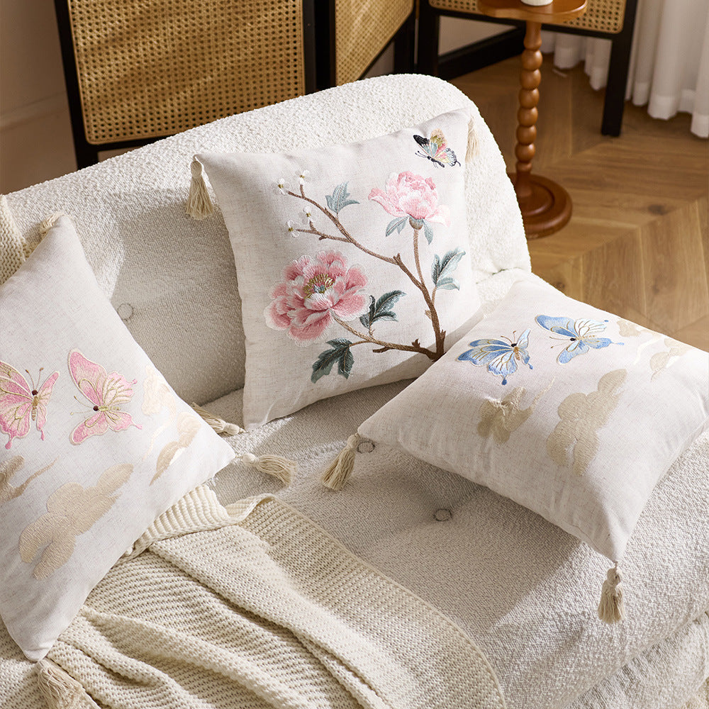 Embroidered Decorative Cushion