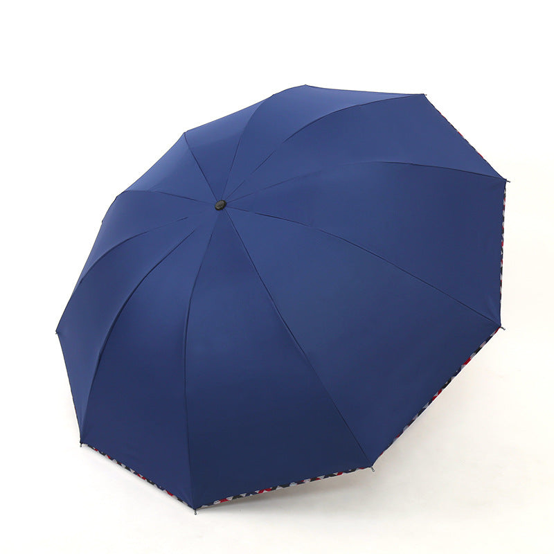 Ladies' umbrella with durable wind protection system Bowlift