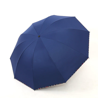 Ladies' umbrella with durable wind protection system Bowlift