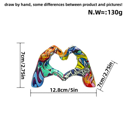 Stylish hand sculptures with colorful design Acalora