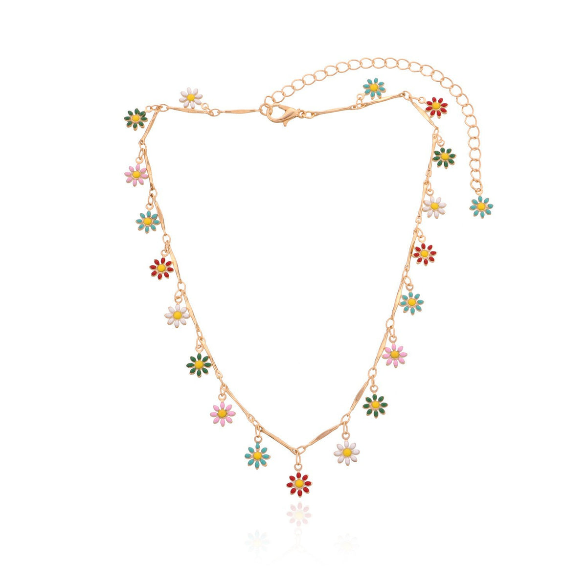 Floral Charm Necklace Acalora