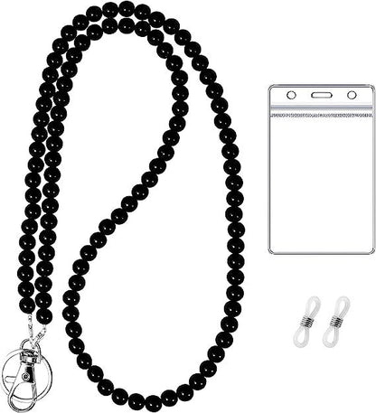 Beaded Lanyard with ID Holder Acalora
