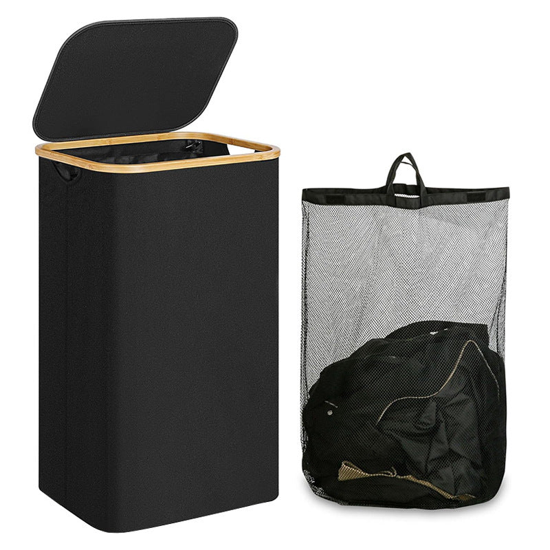Elegant laundry basket with removable inner bag Acalora