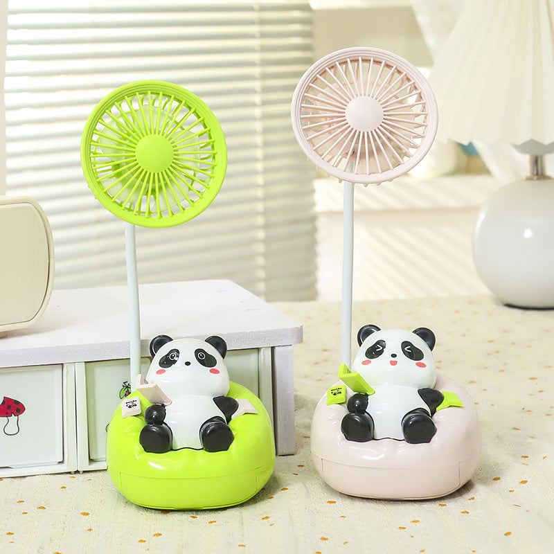 Women Portable Mini Fan with Cute Panda Design Bowlift