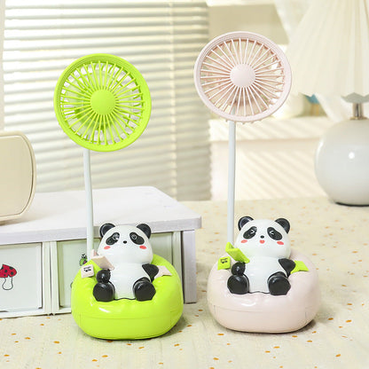 Women Portable Mini Fan with Cute Panda Design Bowlift