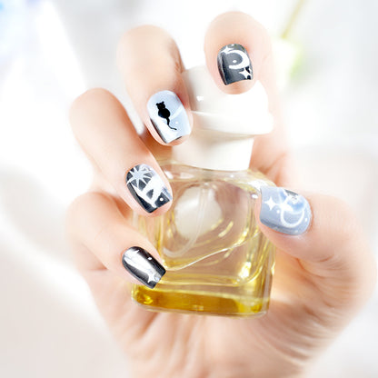 Artistic Themed Press-On Nail Set Acalora