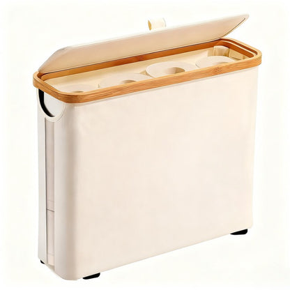 High-quality laundry basket with lid and handle Acalora