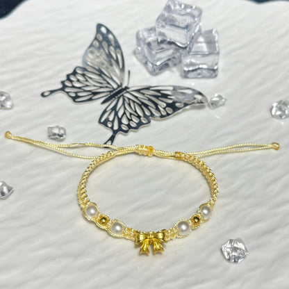 Adjustable Bow Charm Bracelet Acalora 1788856994