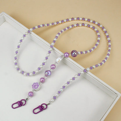 Elegant Pearl and Chain Necklace Acalora