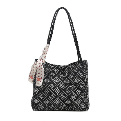 Elegant Patterned Tote Bag Acalora