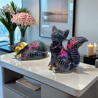 Decorative Fox Sculpture Acalora