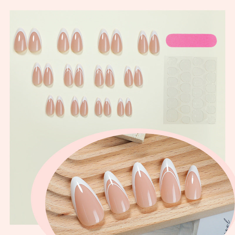 Natural Finish Gel Press-On Nails Acalora
