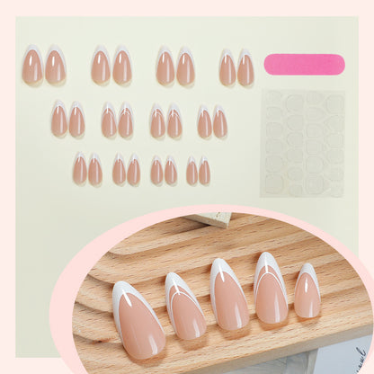 Natural Finish Gel Press-On Nails Acalora