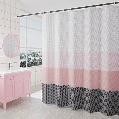 Modern Abstract Printed Shower Curtain