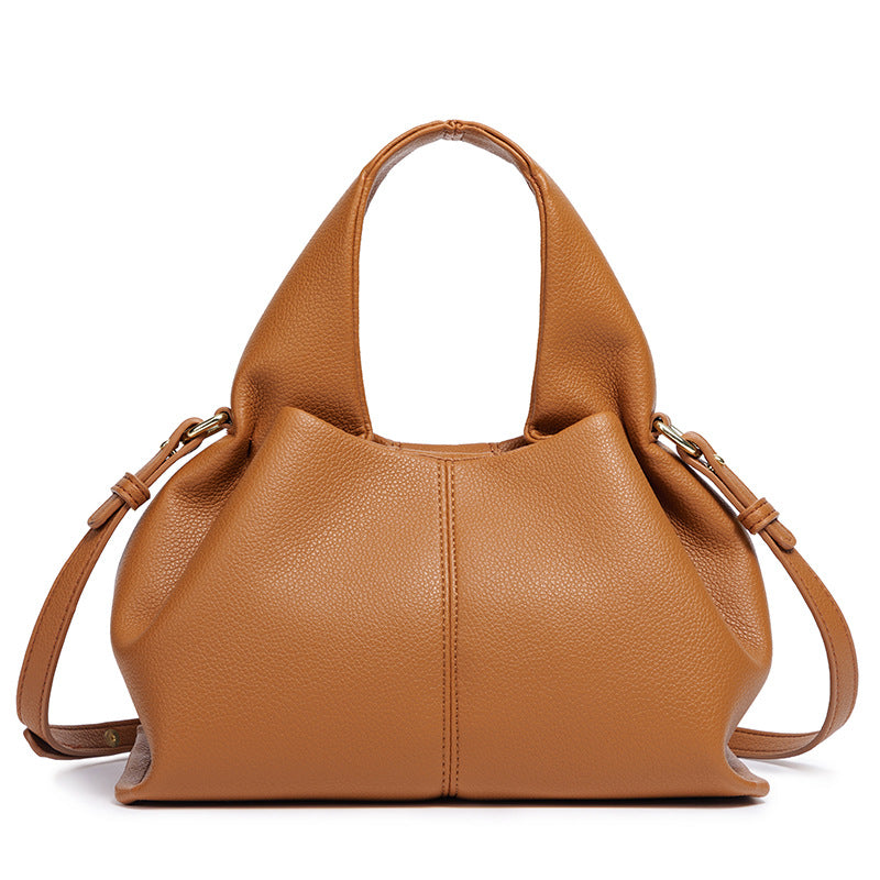 Chic Structured Leather Handbag Acalora