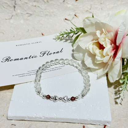 Romantic Floral Beaded Bracelet Acalora