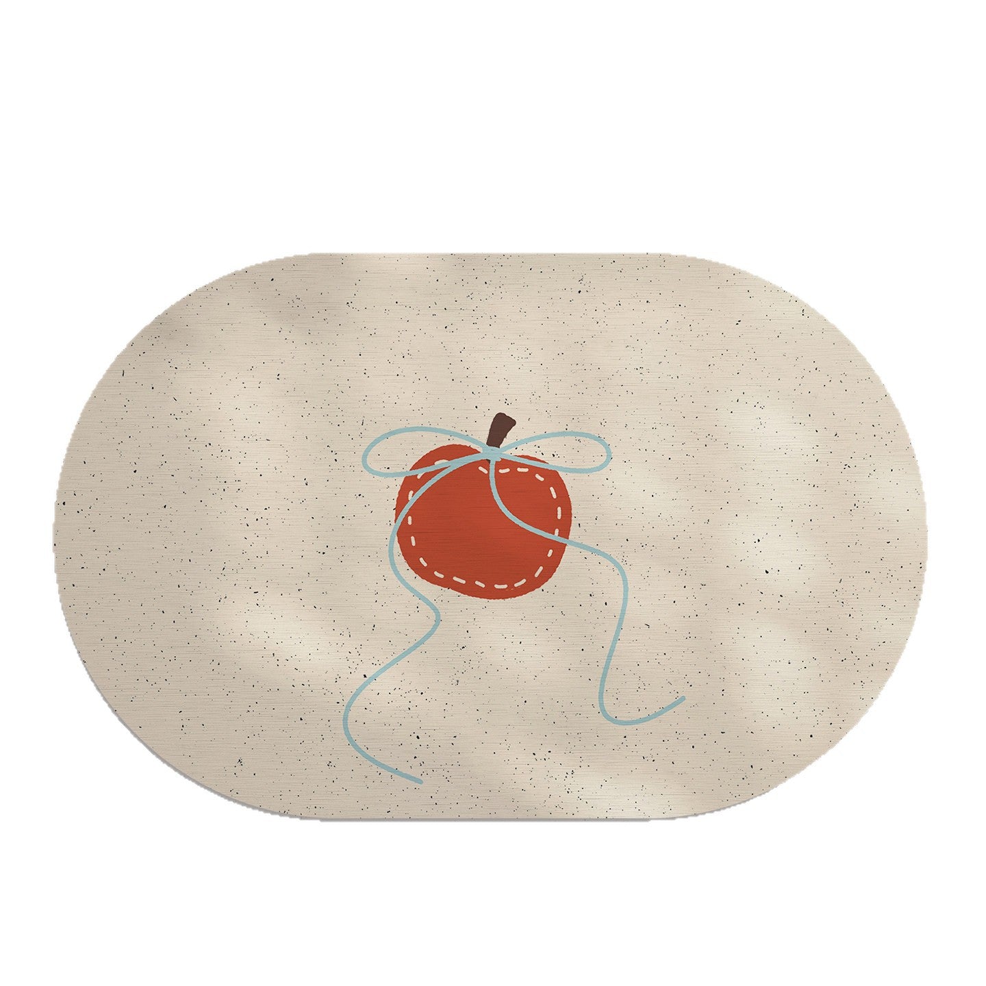 Playful Lemon-Themed Bath Mat