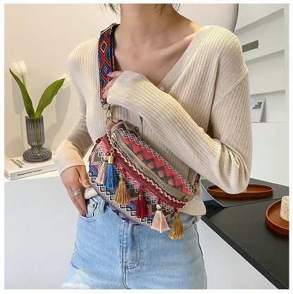 Colorful Embroidered Crossbody Bag Acalora