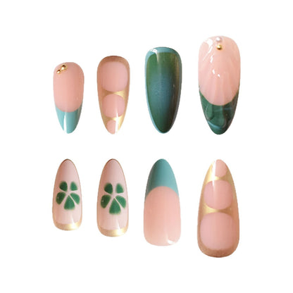 Glamorous Artistic Press-On Nail Extensions Acalora