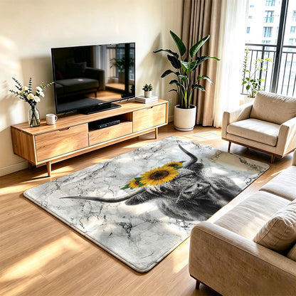 Unisex Artistic Cat Print Area Rug