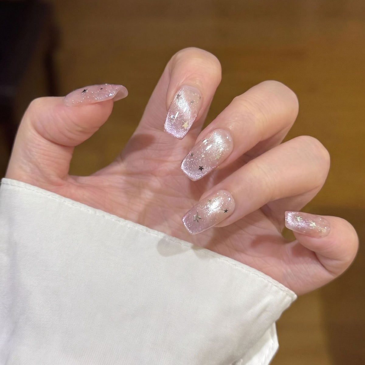 Starry Glitter Press-On Nail Set Acalora