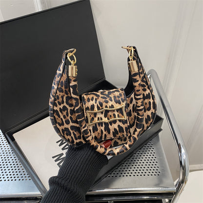 Stylish Leopard Print Handbag Acalora
