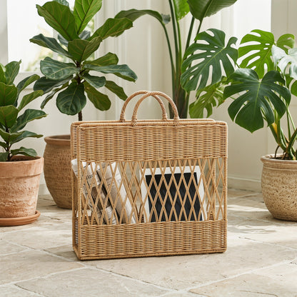 Artful Macrame Magazine Holder Acalora