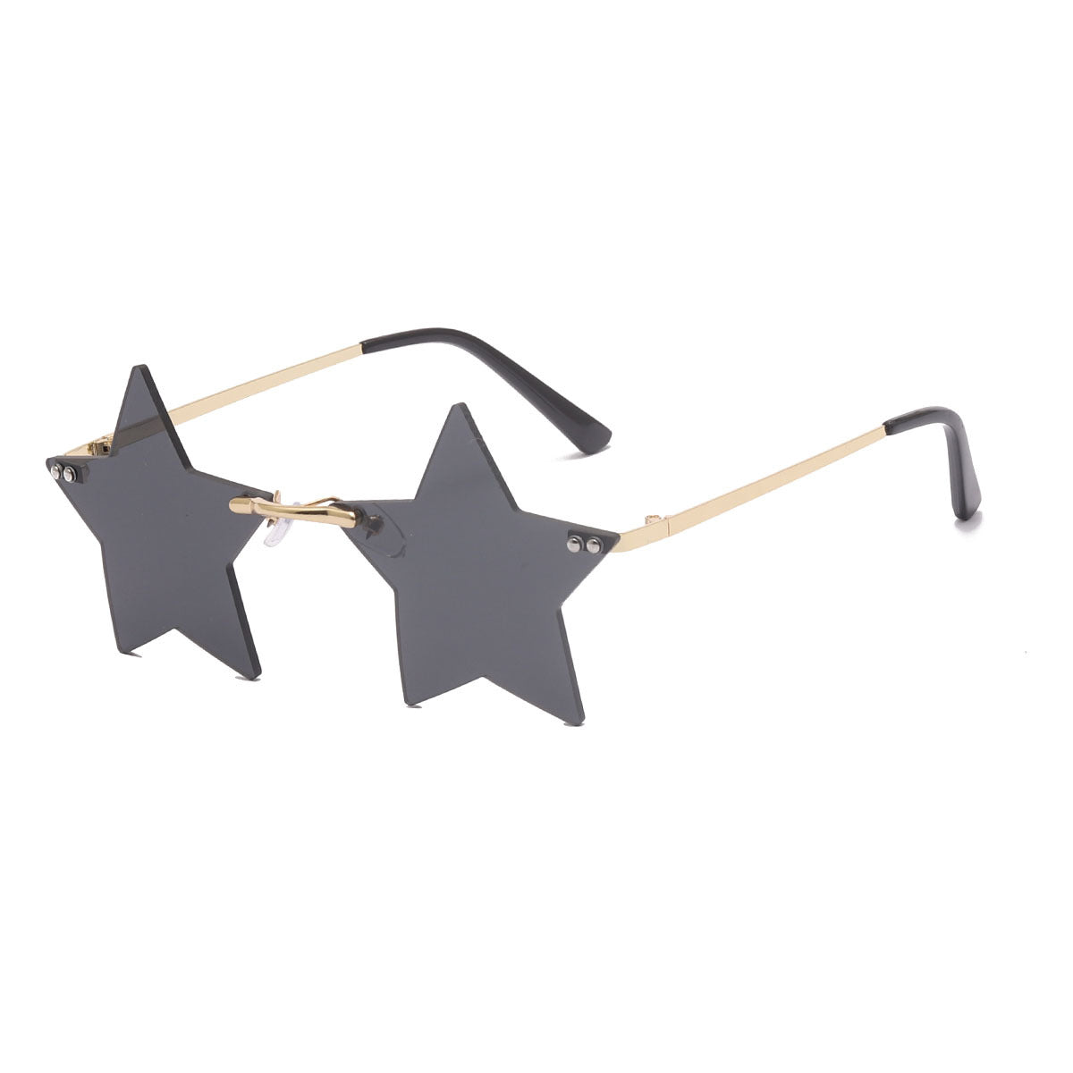 Women striking sunglasses with star-shaped frame and gradient lenses Bowlift