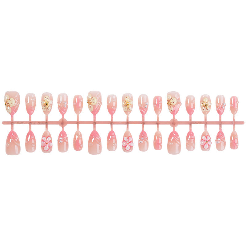 Floral Embellished Press-On Nails Acalora 1788495843