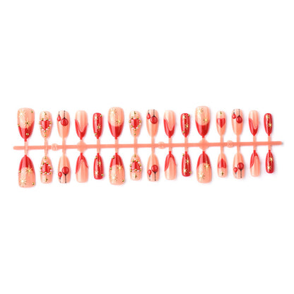 Artificial nails in classic style Acalora