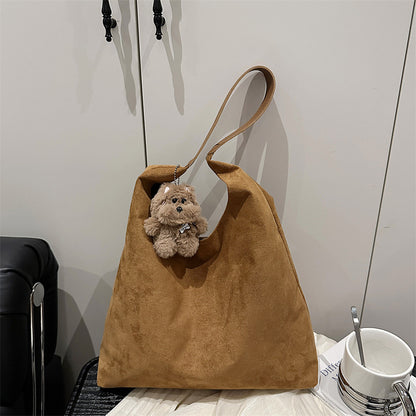 Suede Slouchy Hobo Bag Acalora