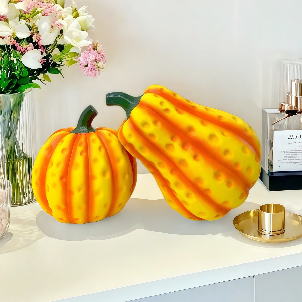 Decorative Pumpkin Sculptures Acalora