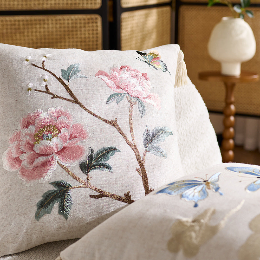 Embroidered Decorative Cushion