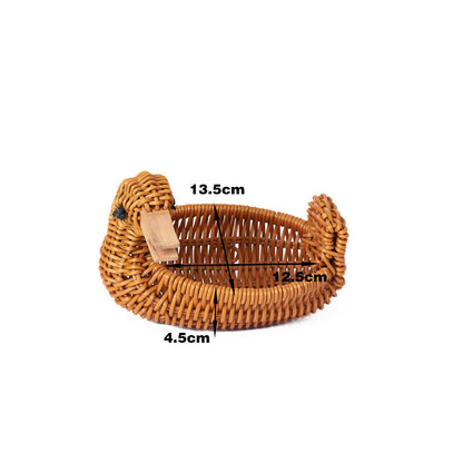 Decorative Wicker Duck Acalora