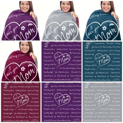 Heartwarming Message Fleece Blanket