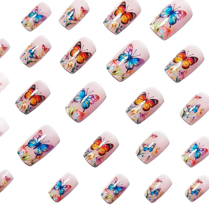 Elegant Butterfly Nail Art Acalora